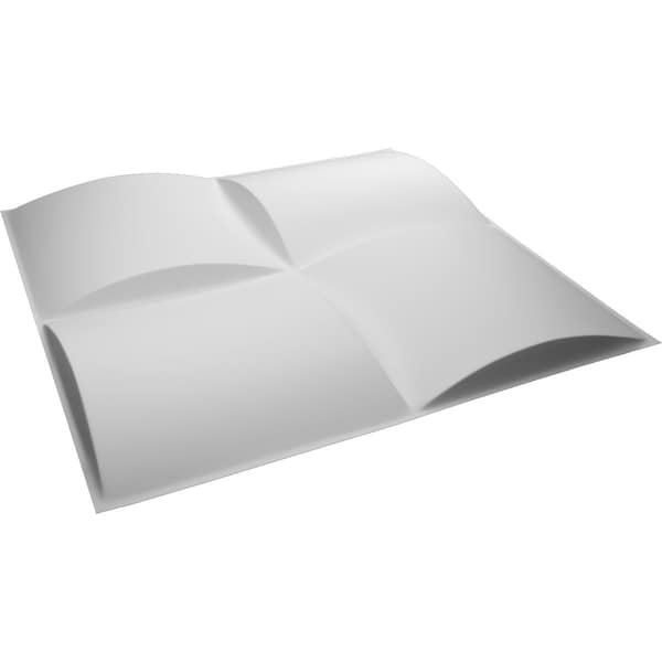 Ekena Millwork 19 5/8in. W x 19 5/8in. H Smith EnduraWall Decor 3D Wall Panel Covers, Total 26.75 Sq. Ft., 10PK - WP20X20SMWH-CASE-10