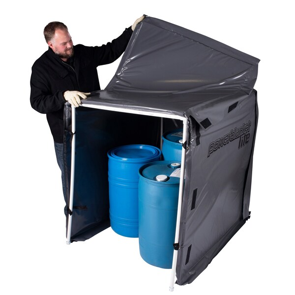 Powerblanket Lite Bulk Material Warmer, Portable Job-Site Pallet Heater, 54 Cu. Ft. - PBLHB54-800
