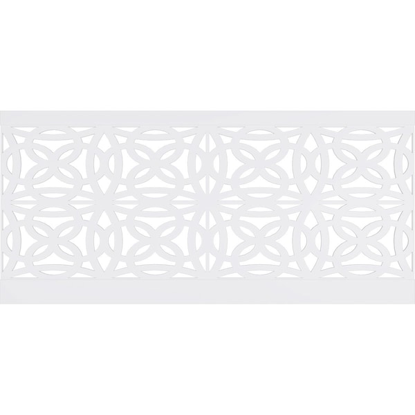 Ekena Millwork 44"H x 94 1/2"W Baytown PVC Wainscot Paneling Kit - WPK44X94BYT
