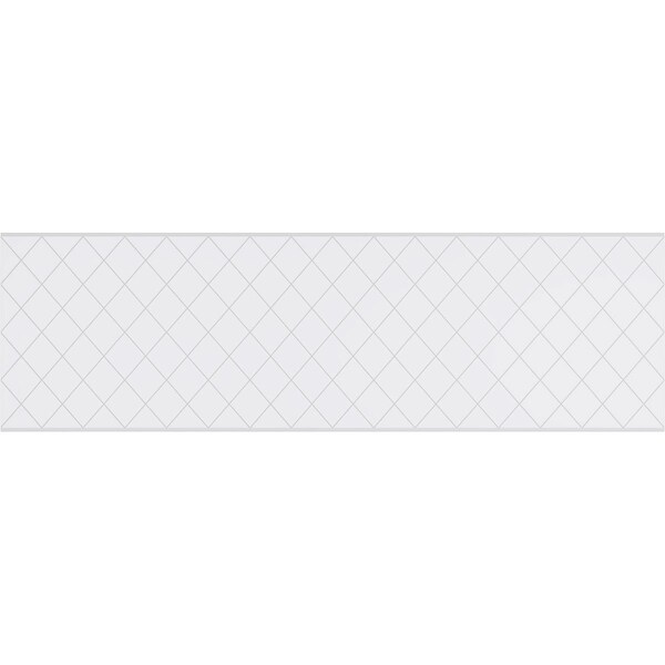 Ekena Millwork Set of Four Panels for 94 1/2"W x 28 1/4"H Checkerboard Fretwork Wainscot Wall Paneling - WPKP14X01X47CBD