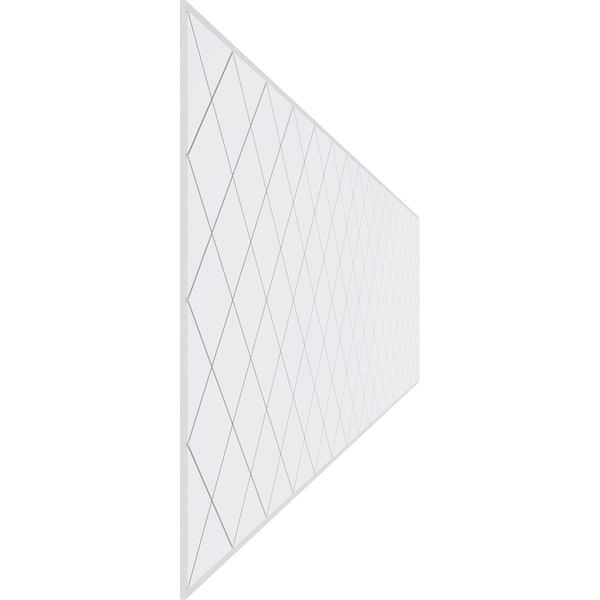Ekena Millwork Set of Four Panels for 94 1/2"W x 28 1/4"H Checkerboard Fretwork Wainscot Wall Paneling - WPKP14X01X47CBD