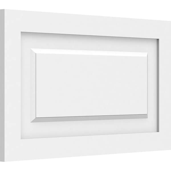 Ekena Millwork Harrison Raised Panel Decorative Wall Panel, 24"W x 14"H x 5/8"P - WALP24X14X062HAR