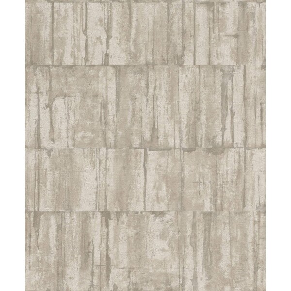 Manhattan Comfort Lakewood Buck Taupe Horizontal 33 ft L X 209 in W Wallpaper - BR4096-560329