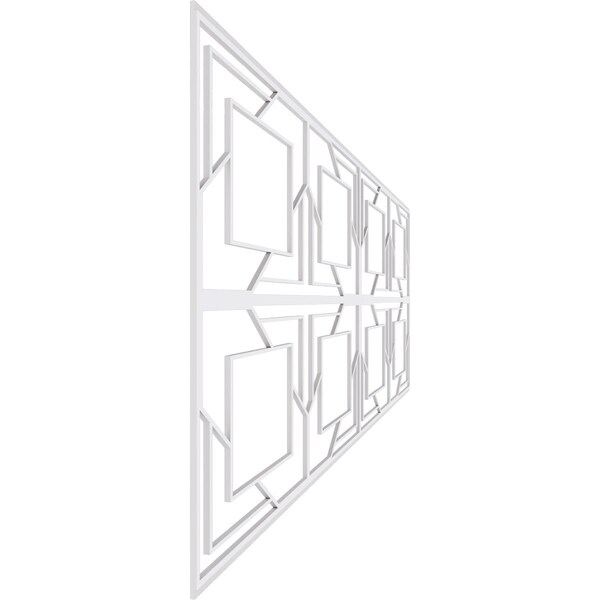 Ekena Millwork Set of Four Panels for 94 1/2"W x 32 1/4"H Monument Fretwork Wainscot Wall Paneling - WPKP16X01X47MMT