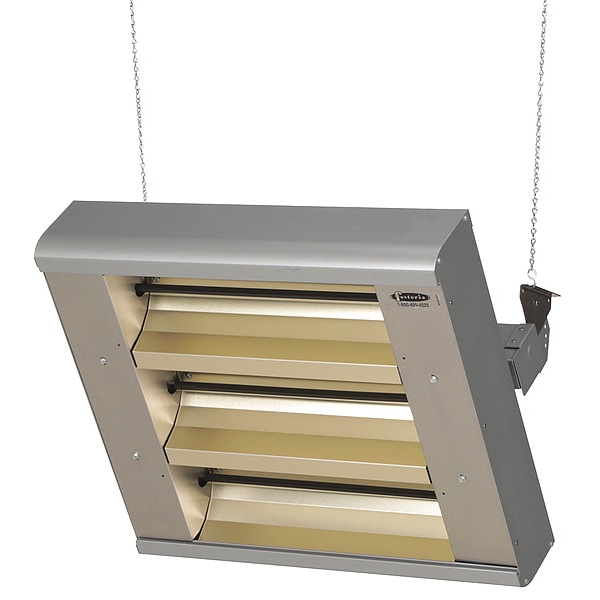 Fostoria Electric Infrared Heater, 1 or 3 Phase, Aluminum, 480V AC - 223-30-THA-480V