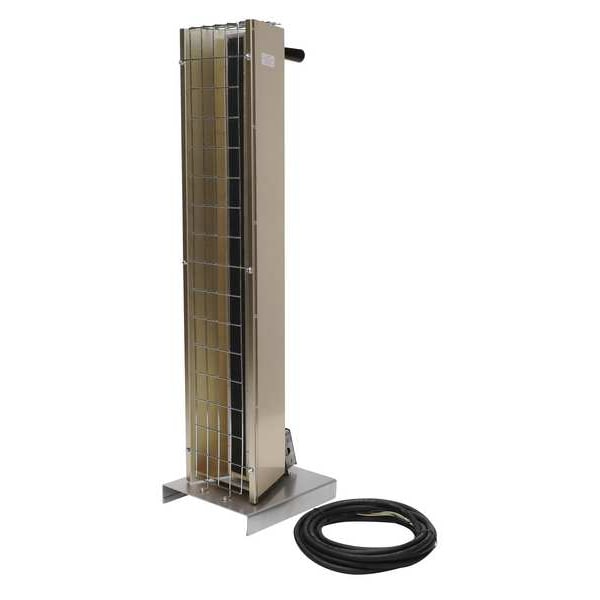 Fostoria Portable Heater, 1 Phase, Aluminum, 240V AC - H31-FSP-1