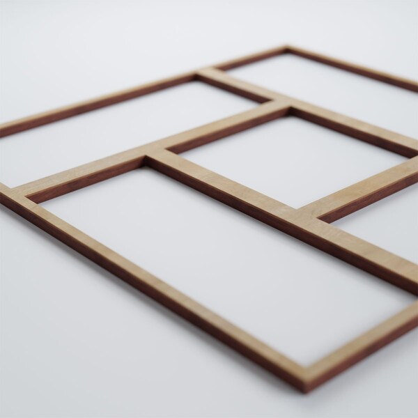 Ekena Millwork Medium Sheffield Decorative Fretwork Wood Wall Panels, Hickory, 15 3/8"W x 15 3/8"H x 3/8"T - WALW16X16X0375SHFHI