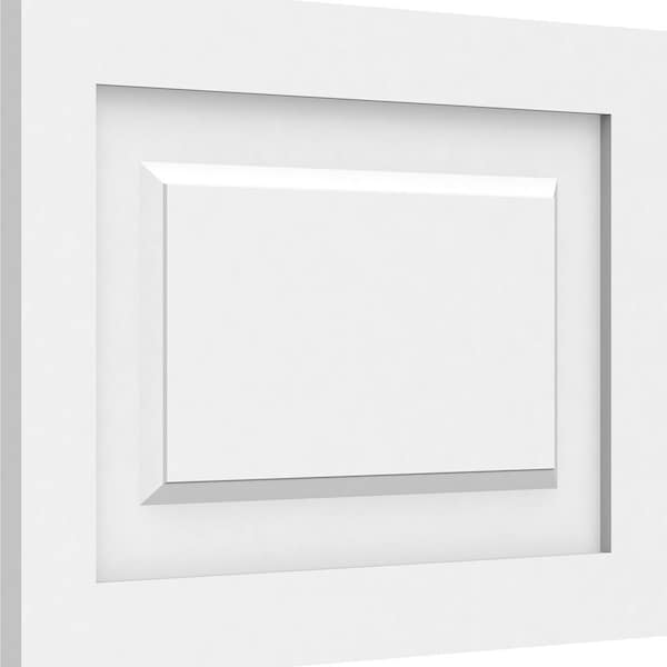 Ekena Millwork Harrison Raised Panel Decorative Wall Panel, 20"W x 14"H x 5/8"P - WALP20X14X062HAR
