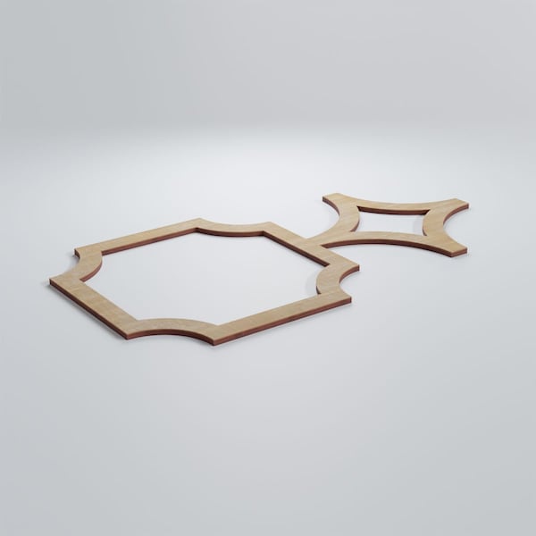 Ekena Millwork Medium Anderson Decorative Fretwork Wood Wall Panels, Birch, 27 7/8"W x 15 3/8"H x 3/8"T - WALW16X16X0375ANDBI