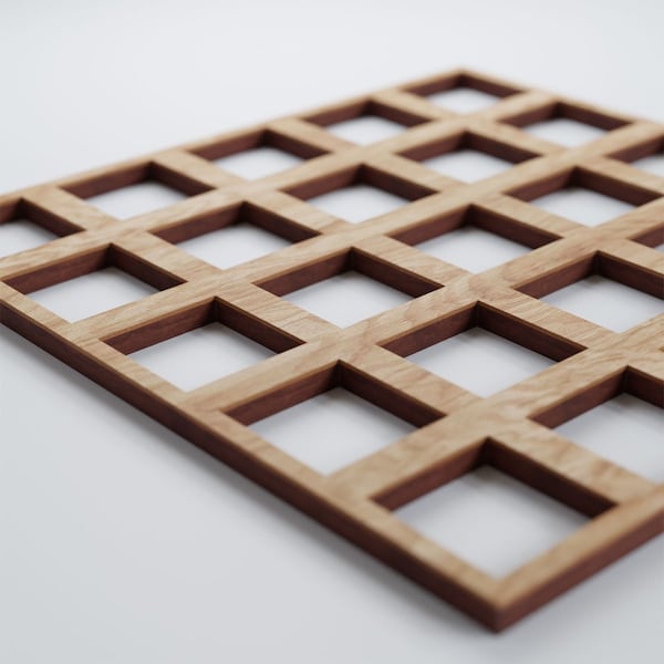 Ekena Millwork Small Manchester Decorative Fretwork Wood Wall Panels, Red Oak, 11 3/8"W x 11 3/8"H x 3/8"T - WALW12X12X0375MNCRO