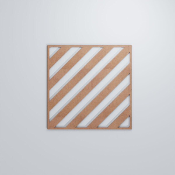 Ekena Millwork Large Rothwell Decorative Fretwork Wood Wall Panels, Wood (Paint Grade), 23 3/8"W x 23 3/8"H x 3/8"T - WALW24X24X0375RTWMF
