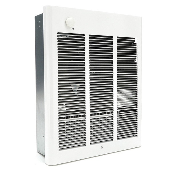 Dayton Recessed Electric Wall Heater Unit, 208/240V AC, 1500/2000W, 1 Phase, 5118/6824 BtuH, 54F Temp Rise - 3END2