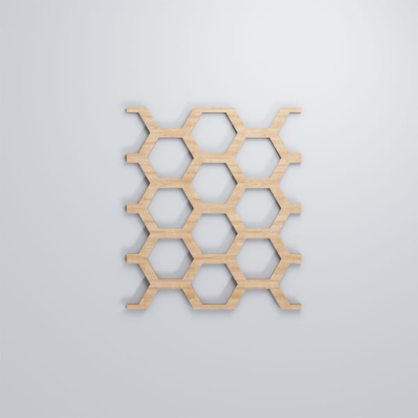 Ekena Millwork Small Westmore Decorative Fretwork Wood Wall Panels, Alder, 7 1/2"W x 11 3/8"H x 3/8"T - WALW12X12X0375WSTAL