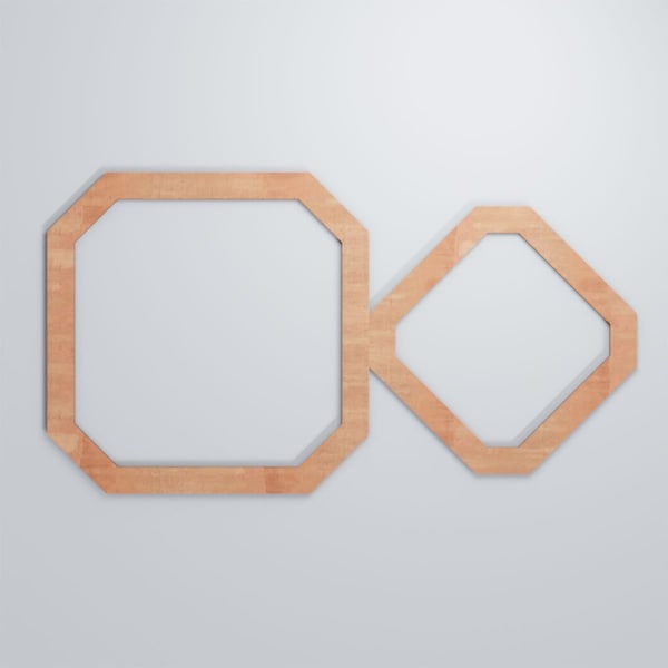 Ekena Millwork Large Lockhart Decorative Fretwork Wood Wall Panels, Cherry, 39 7/8"W x 23 3/8"H x 3/8"T - WALW24X24X0375LKHCH