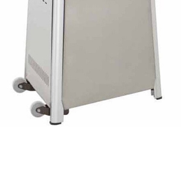 Hiland Commercial Glass Tube Patio Heater in Stainless Steel - HLDS01-CGTSS