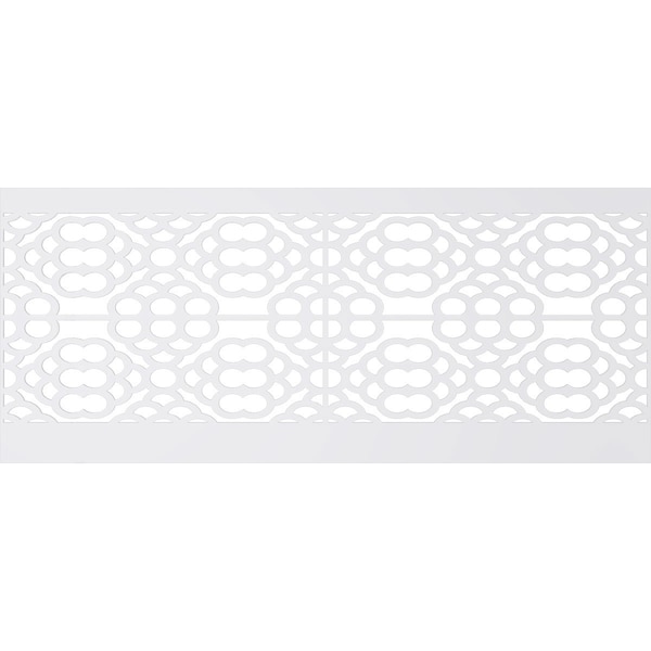Ekena Millwork 40"H x 94 1/2"W Harlingen PVC Wainscot Paneling Kit - WPK40X94GLN