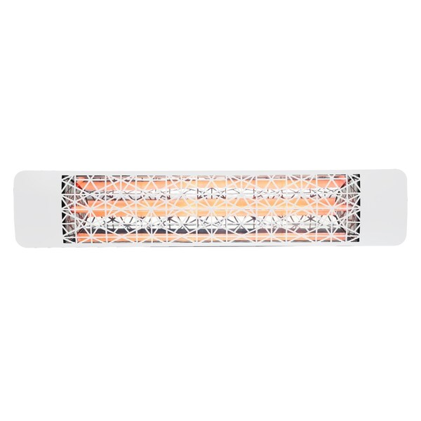 Eurofase 304 SS 39in Single Element 2000W 480V Heater, White, Astra Decor Plate - EF20480W4