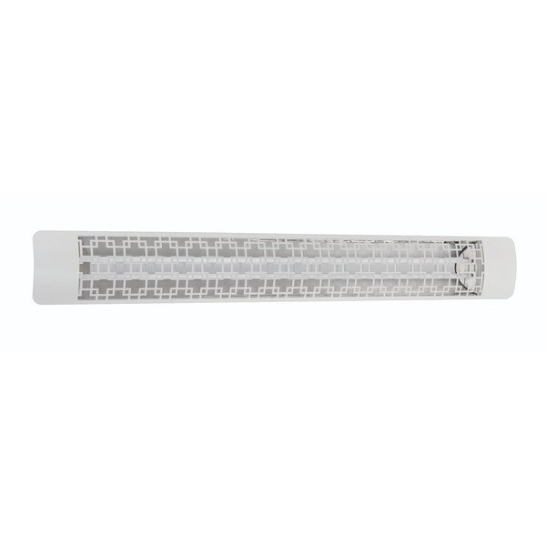 Eurofase SS 61in Dual Element 6000W 240V Heater, White, Brix Decor Plate - EF60240W5