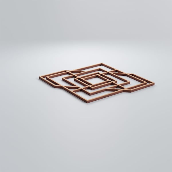 Ekena Millwork Small Norwood Decorative Fretwork Wood Wall Panels, Alder, 11 3/8"W x 11 3/8"H x 3/8"T - WALW12X12X0375NWDAL