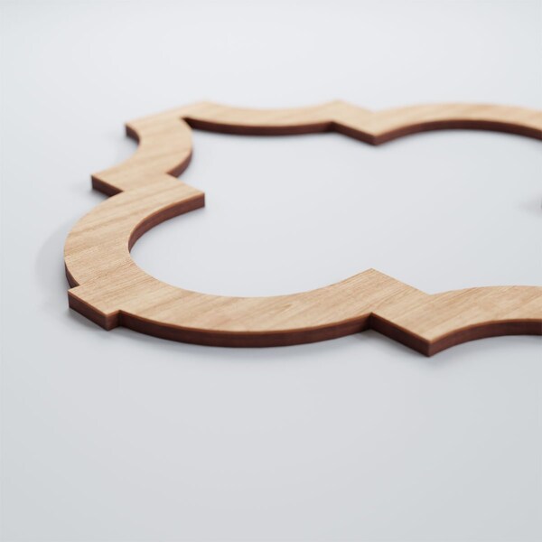 Ekena Millwork Medium Marrakesh Decorative Fretwork Wood Wall Panels, Alder, 15 3/8"W x 15 3/8"H x 3/8"T - WALW16X16X0375MRKAL