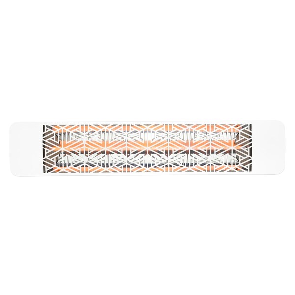 Eurofase 304 SS 39in Single Element 2500W 208V Heater, White, Mason Decor Plate - EF25208W3