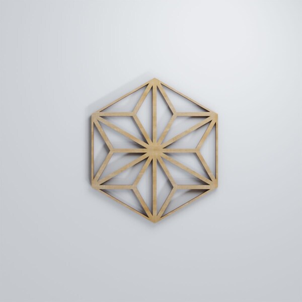 Ekena Millwork Extra Small Hampton Decorative Fretwork Wood Wall Panels, Hickory, 7 3/8"W x 8 1/2"H x 3/8"T - WALW08X08X0375HMPHI