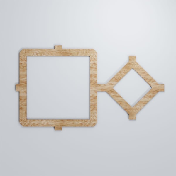 Ekena Millwork Large Arcadia Decorative Fretwork Wood Wall Panels, Red Oak, 40 7/8"W x 23 3/8"H x 3/8"T - WALW24X24X0375ARCRO