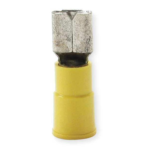 Desconexión hembra de Scotch, amarilla, calibre 12 a 10 AWG, paquete de 50, Aislamiento: Parcial - MVI10-250DFX