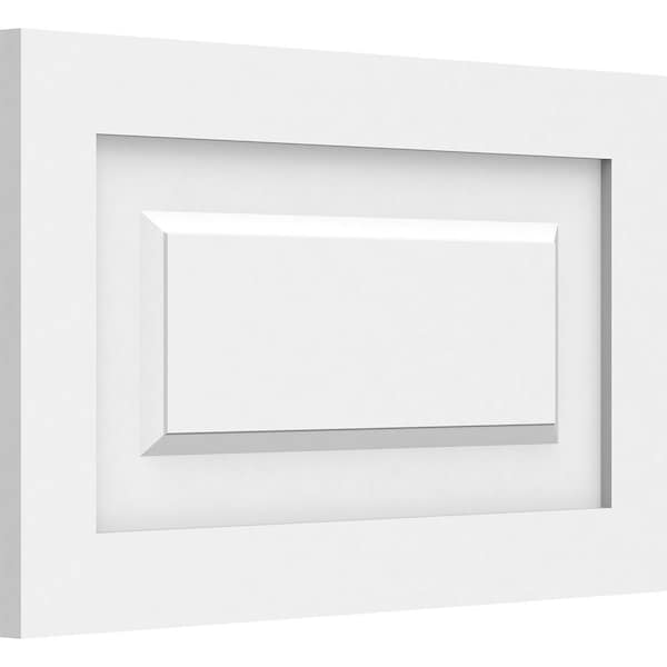 Ekena Millwork Harrison Raised Panel Decorative Wall Panel, 20"W x 12"H x 5/8"P - WALP20X12X062HAR