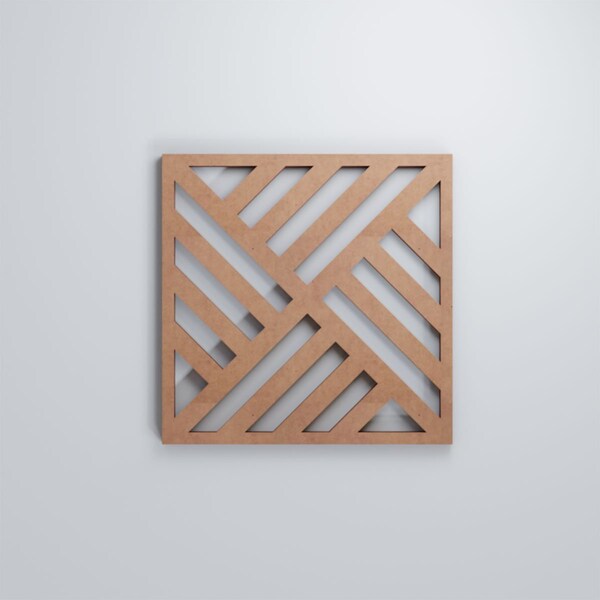 Ekena Millwork Extra Small Allen Decorative Fretwork Wood Wall Panels, Wood (Paint Grde), 7 3/8"W x 7 3/8"H x 3/8"T - WALW08X08X0375ALLMF