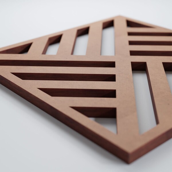 Ekena Millwork Extra Small Allen Decorative Fretwork Wood Wall Panels, Wood (Paint Grde), 7 3/8"W x 7 3/8"H x 3/8"T - WALW08X08X0375ALLMF
