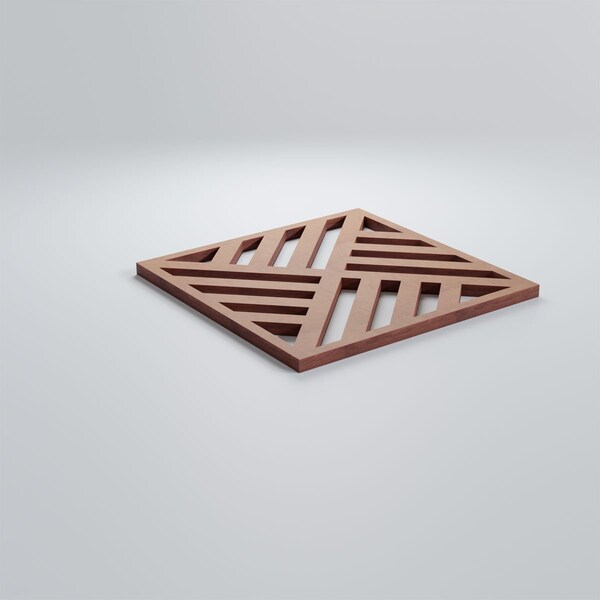 Ekena Millwork Extra Small Allen Decorative Fretwork Wood Wall Panels, Wood (Paint Grde), 7 3/8"W x 7 3/8"H x 3/8"T - WALW08X08X0375ALLMF