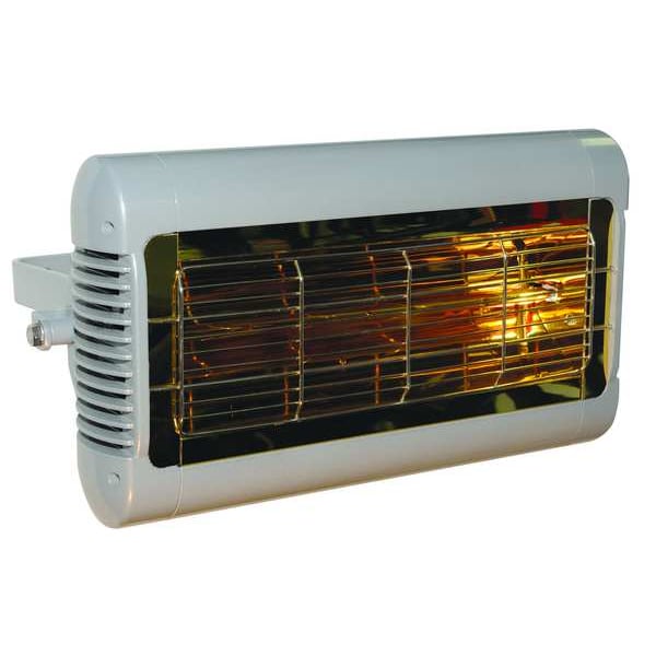Solaira Electric Infrared Heater, 1 Phase, Aluminum, 5120 BtuH, 208/240V AC 1500 W - SALPHA15240G