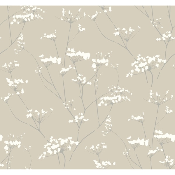 York Wallcoverings Enchanted Tan Wallpaper - NA0599