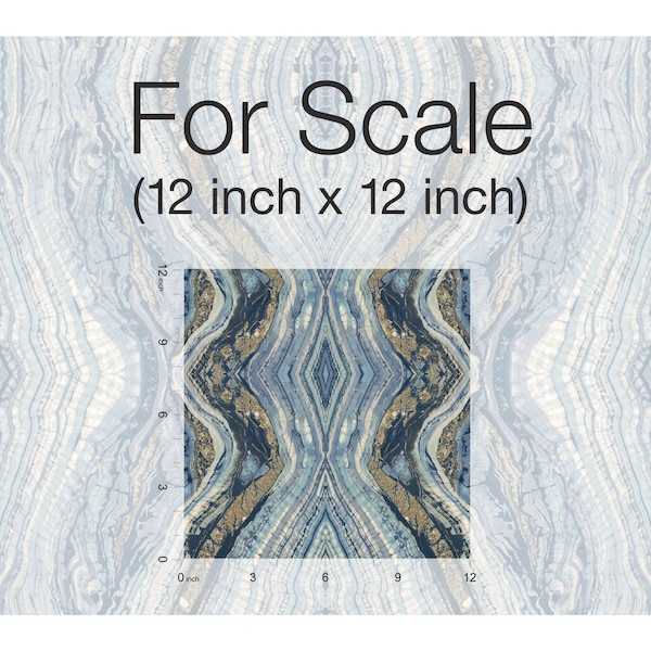 York Wallcoverings Kaleidoscope Blue Wallpaper - BH8398