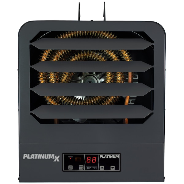 King Electric Kb PlatinumX Unit Heater, 208V 7.5KW Multiphase, 24V Control - KB2007-3MP-PLTMX