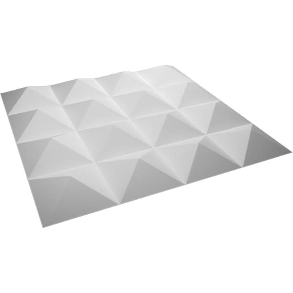 Ekena Millwork 19 5/8in. W x 19 5/8in. H Cornelia EnduraWall Decor 3D Wall Panel Covers, Total 32.1 Sq. Ft., 12PK - WP20X20CNWH-CASE-12