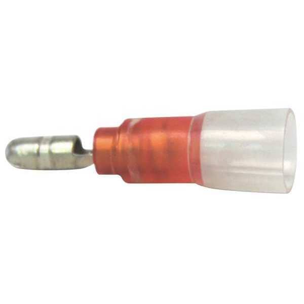 Desconexión macho Velvac, Rojo, 22-18AWG, paquete de 10, Aislamiento: completo - 30169