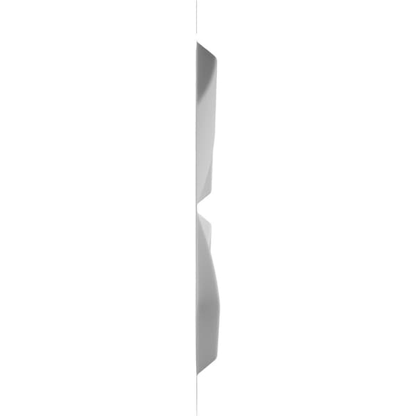 Ekena Millwork 19 5/8in. W x 19 5/8in. H Bradley EnduraWall Decor 3D Wall Panel Covers, Total 26.75 Sq. Ft., 10PK - WP20X20BYWH-CASE-10