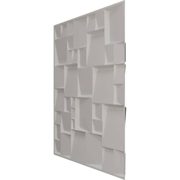 Ekena Millwork 19 5/8in. W x 19 5/8in. H Modern Square EnduraWall Decorative 3D Wall Panel Covers 2.67 Sq. Ft. - WP20X20MSGLN