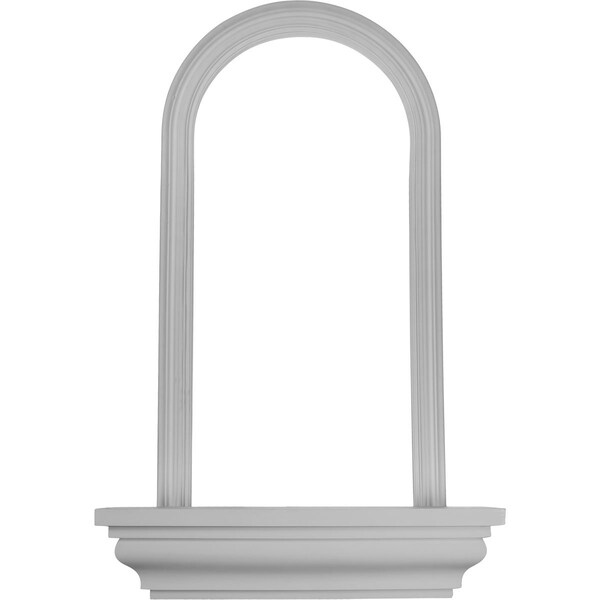 Ekena Millwork 30 1/4"W x 50"H x 7"D Emeryville Wall Niche, Surface Mount - NCH30X50ER
