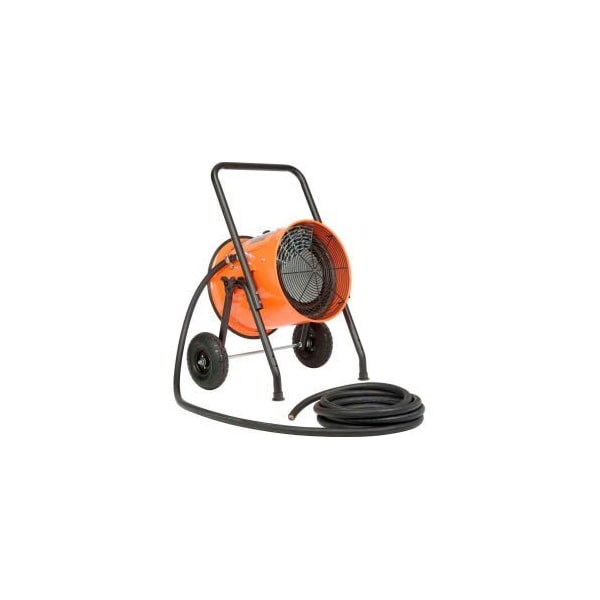 Global Equipment Portable Heater - Forced Air - 240V 15 KW 1 Phase 62.5 Amps - PS-15241