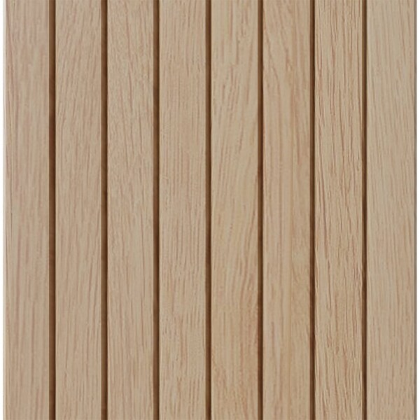 Designs Of Distinction 1-1/2" Thin Bevel Slat Tambour - Red Oak (12"W x 48"L) - 011248206AK1