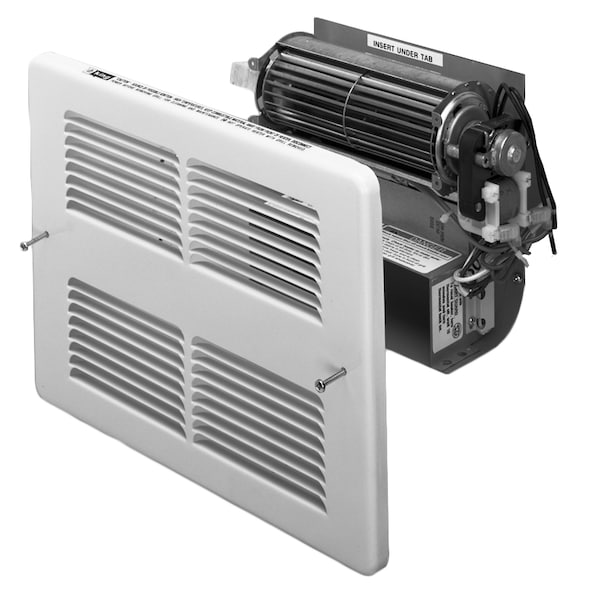 King Electric Whf Wall Heater 208V 1500-750W Interior & Grill White - WHF2015I-W