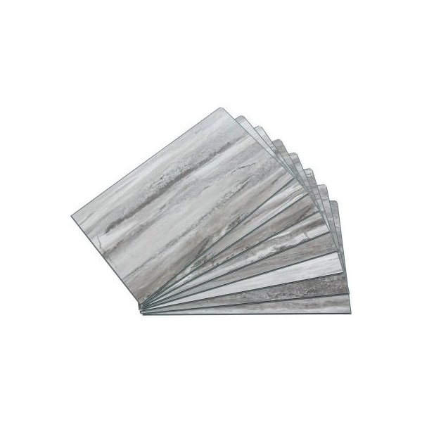 Acoustic Ceiling Products Palisade 25.6"L x 14.8"W Vinyl Wall Tile, Hermitage Granite, 8 Pack - 53004