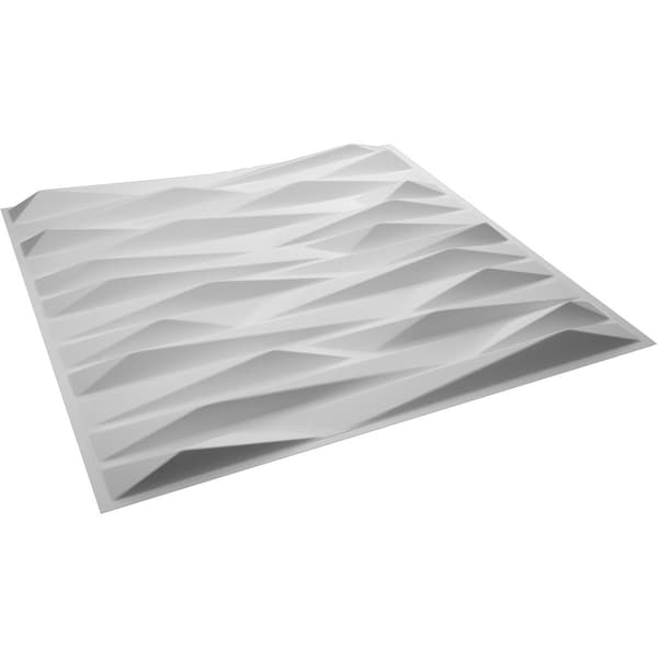 Ekena Millwork 19 5/8in. W x 19 5/8in. H Enterprise EnduraWall 3D Wall Panel Covers, Total 32.1 Sq. Ft., 12PK - WP20X20ENWH-CASE-12