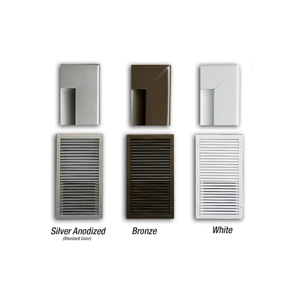 King Electric Lpwa Lg Architectural Wall Heater 208V 4500W W/Surface Can, Tp Stat & Cb3, White - LPWA2045-S-TP-CB3-W