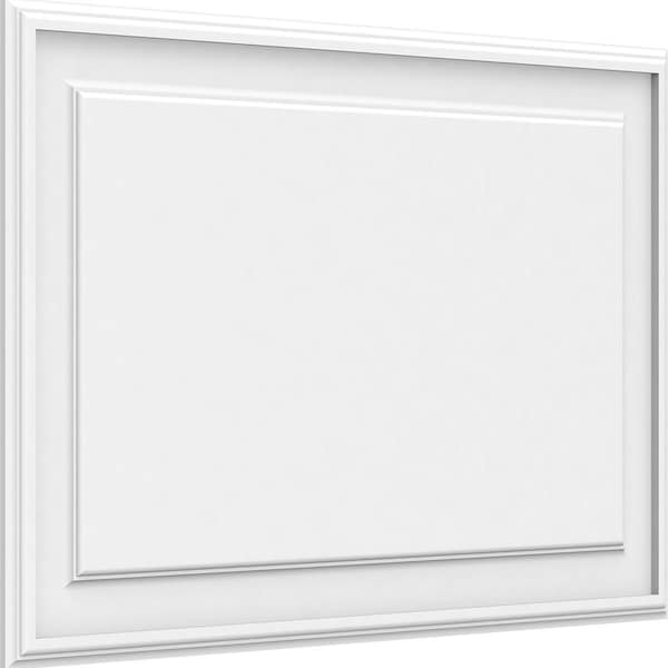 Ekena Millwork Legacy Raised Panel Decorative Wall Panel, 34"W x 22"H x 5/8"P - WALP34X22X062LEG
