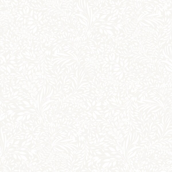 Manhattan Comfort Macon Kristina OffWhite Botanical 33 ft L X 209 in W Wallpaper - BR4080-92119