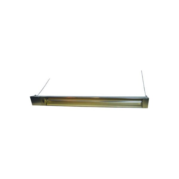 Tpi TPI Infrared Spot Heater For Indoor/Outdoor Use, 2000W, 277V, 5-3/8"W x 6-1/2"H, Silver - OCH46277VSSE